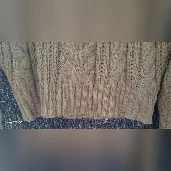 A New Day Cable knit sweaterNude colorSize small - Picture 7 of 7